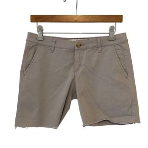 Abercrombie & Fitch Grey Chino  Shorts (DIY Cutoffs) 4S‎ 27W Pre-owned